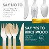 Say yes to birchwood - 12 months natural decomposition and say no to plastic