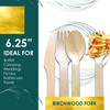 Birchwood Steak Cutlery Set - Fork & Knife