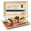 Planet Pantry Disposable Poplar Wood Serving Tray 15.7x11 Inch Rectangle 10ct - Premium Wooden Charcuterie Board