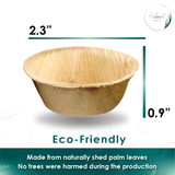 2.5" Round Dip bowl