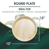 12" Round Plate