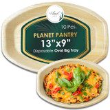 13" x 9" Oval Big Tray