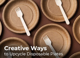 "Creative Ways to Up cycle Disposable Plates"