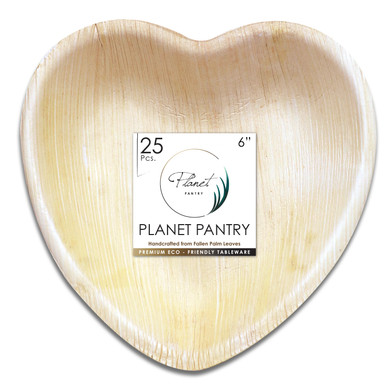 6" Heart Plate