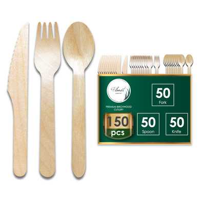 Birchwood Triple Mix Cutlery Set - Fork Knife & Spoon