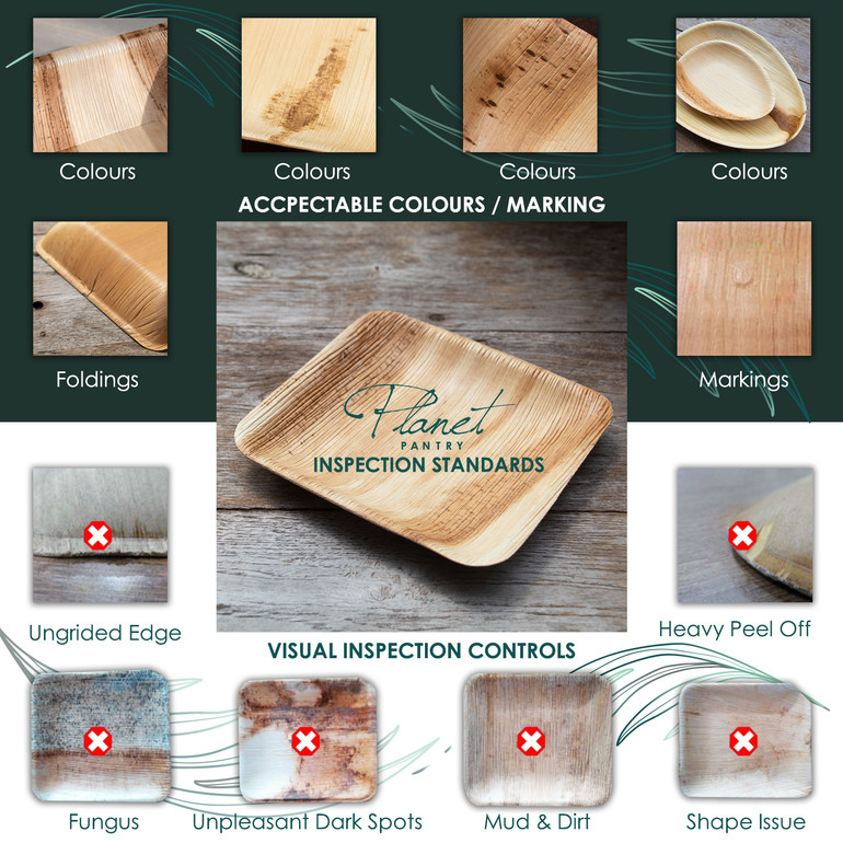 Planet Pantry Palm Leaf Plates are 100% composable, Microwave Safe and Sturdy. Suitable for a small cheese serve