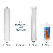 1-års filterudskiftningssæt til Culligan AC-50 og LC-50 Aqua Cleer omvendt osmosesystemer RO-membran sælges separat YS-CULAC-50