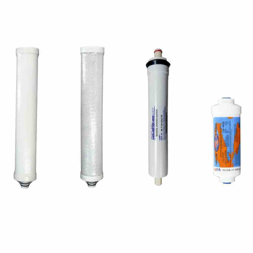 1-Year Filter Replacement Kit with RO Membrane for Culligan H-83 Aqua Cleer Reverse Osmosis System YSM-CULH-83