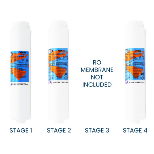 1-års filterbytessats för TGI EZ-450, EZ-450P och EZ-450E omvänd osmossystem RO-membran säljs separat YS-TGIEZ450