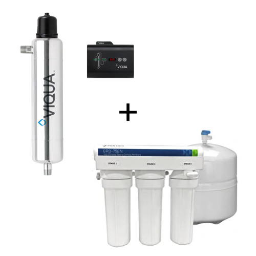 GRO 1:1 RO System and Viqua D4 UV System Bundle