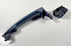 2000-05 BMW E46 3' DRIVER FRONT EXTERIOR DOOR HANDLE STAHLBLAU 8253455