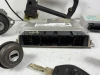 1999-00 BMW e39 528i ENGINE DME ECU EWS TUMBLER KEY 7500255