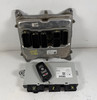2011-12 BMW F10 528i N20 ENGINE DME CAS4 MODULE KEY FOB 7644748