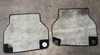 BMW E46 330i 325i PAIR BLACK REAR FLOOR MATS