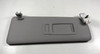  2013 BMW F30 328i PASSENGER SUN VISOR GREY VINYL SUNVISOR