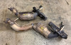 1999-00 BMW E39 528i M52TU ENGINE EXHAUST MANIFOLD HEADERS 1732955