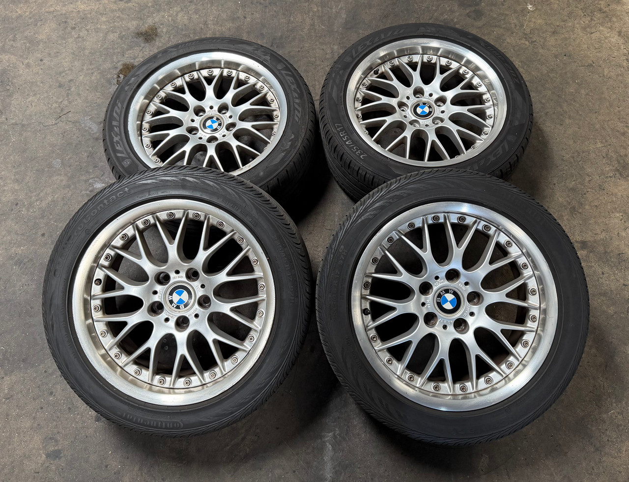 BMW E39 540i 530i 525i 17" 2-PIECE ALLOY RIMS STYLE 42 1094377