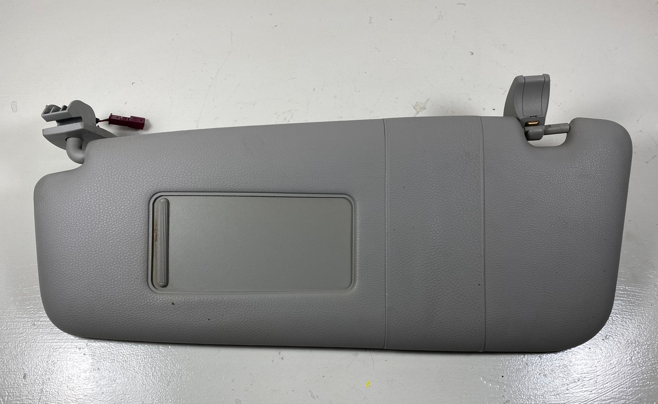 2004-09 BMW E60 5-SERIES DRIVER SUN VISOR GRAY OEM