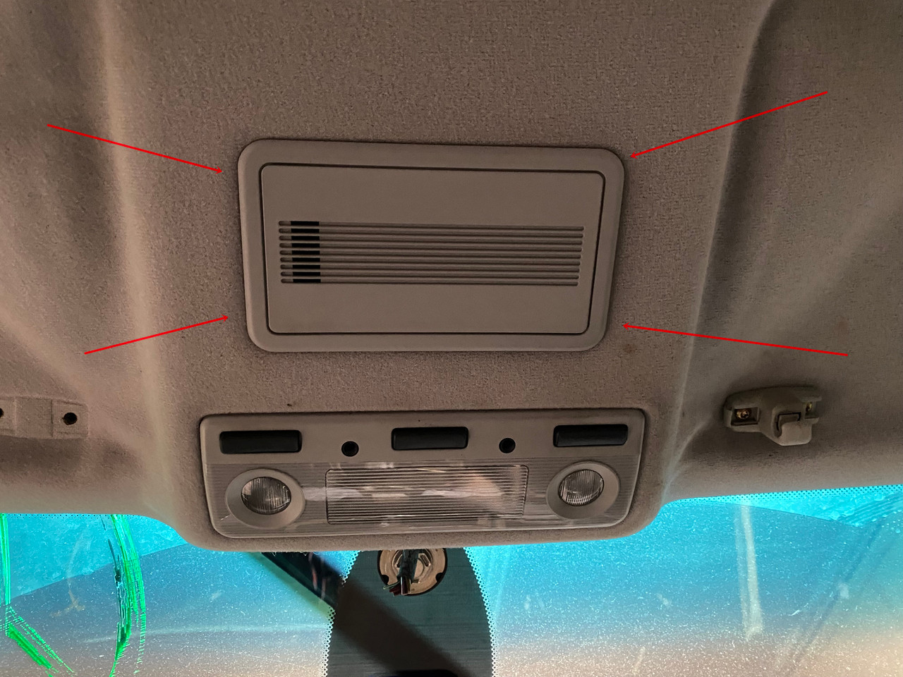 BMW E39 5' UPPER HEADLINER HANDSFREE MICROPHONE COVER 8171514