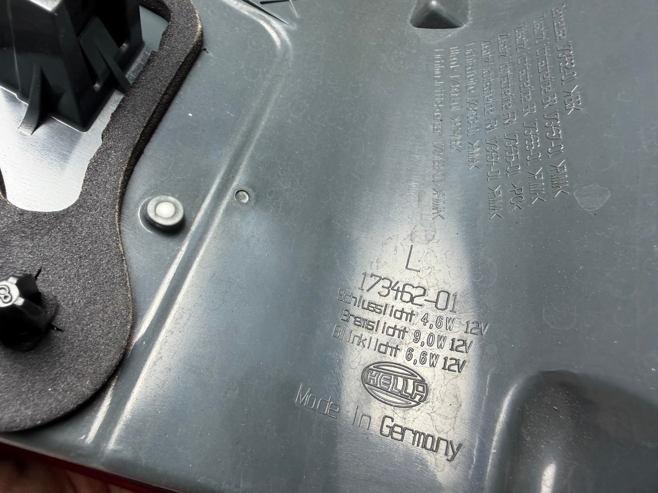 Driver Left Rear Brake Tail Light BMW F10 550i 535i 528i 7203231