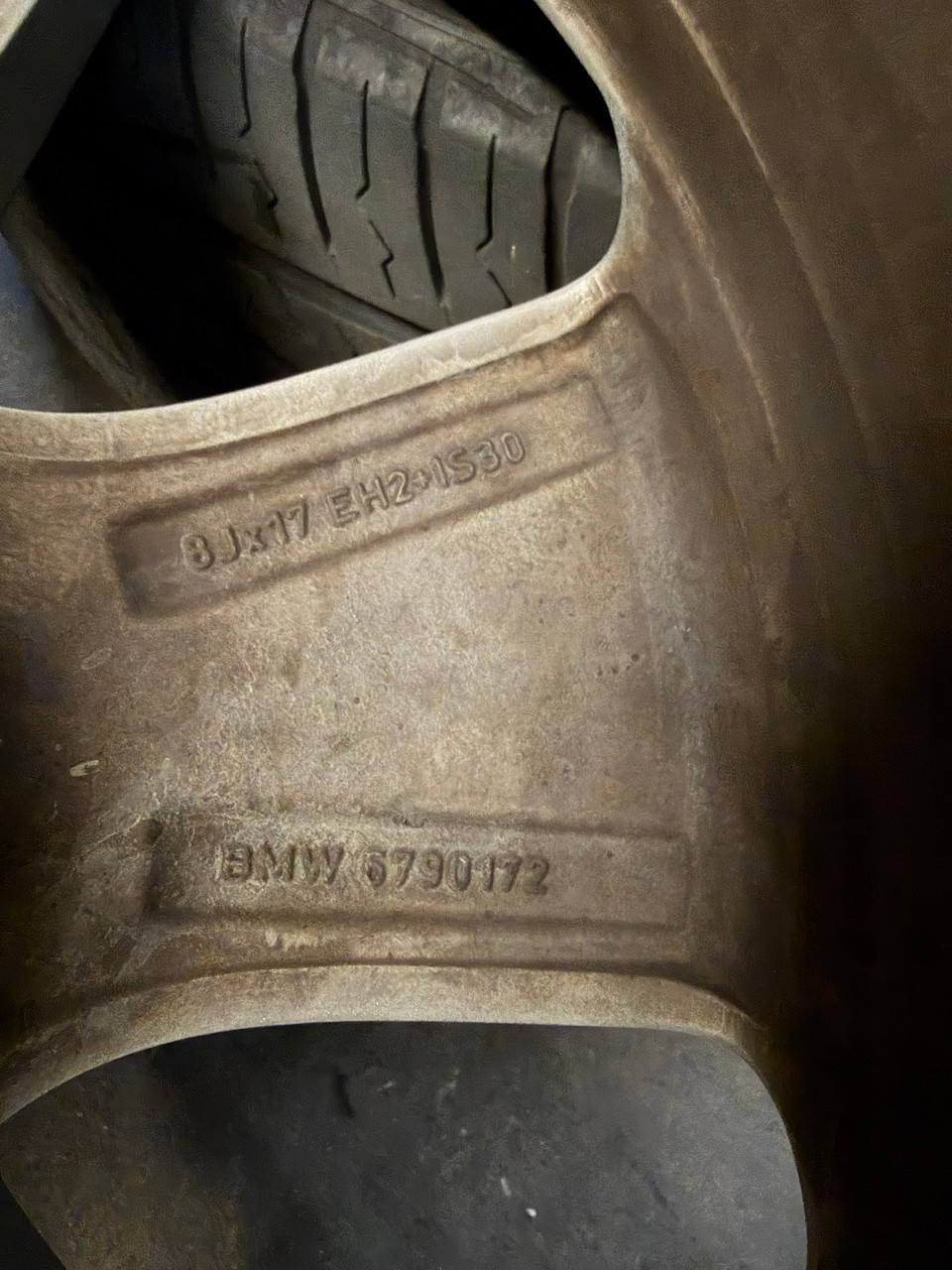 BMW F10 535i 528i 8X17 5-SPOKE ALLOY RIMS WHEELS 6790172