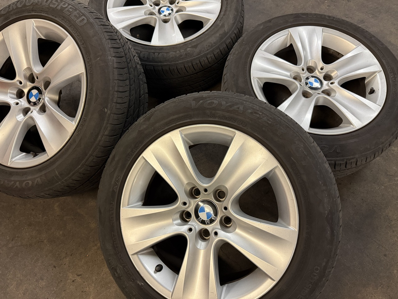 BMW F10 535i 528i 8X17 5-SPOKE ALLOY RIMS WHEELS 6790172
