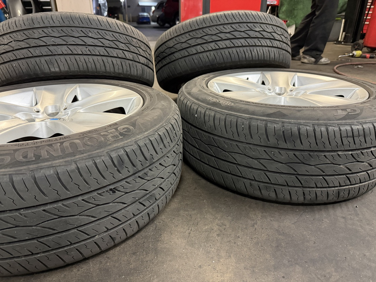 BMW F10 535i 528i 8X17 5-SPOKE ALLOY RIMS WHEELS 6790172