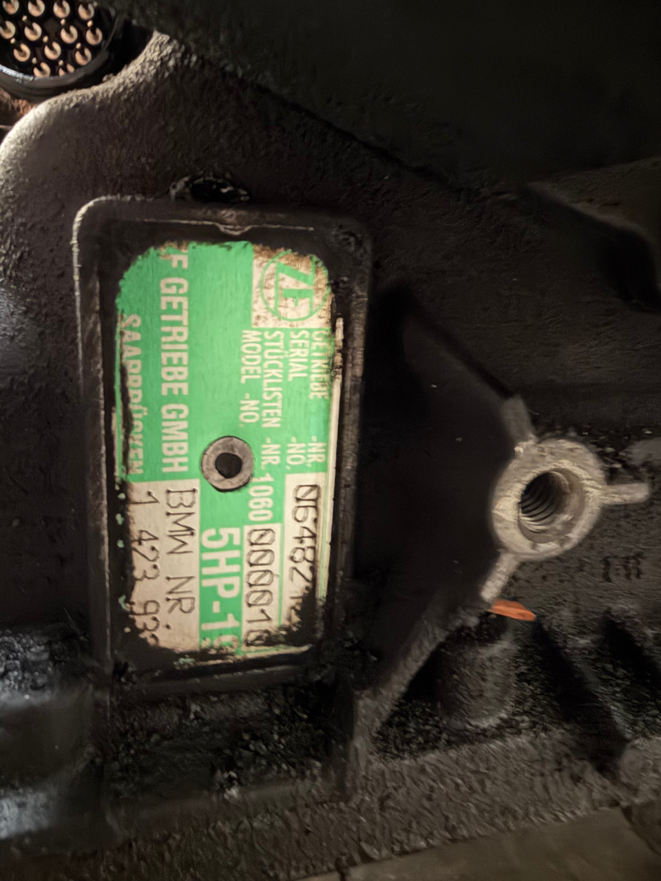 2001-03 BMW E39 530i e46 330 Z4 ZF AUTOMATIC TRANSMISSION 1423933