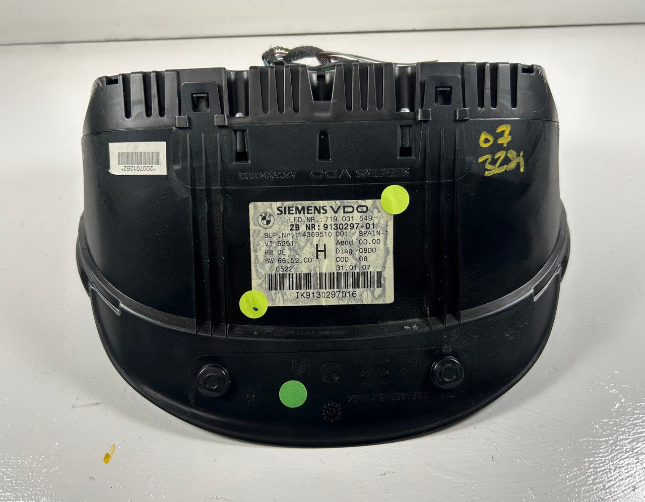 2006-08 BMW e90 e92 335i 328i SPEEDOMETER GAUGE CLUSTER 9130297