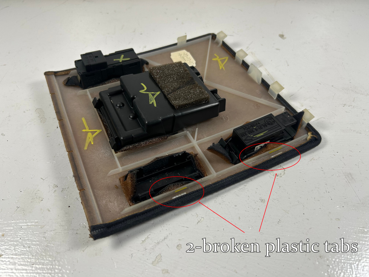 BMW E39 540i SLIDING ROOF MOTOR COVER ANTHRAZIT 2269455