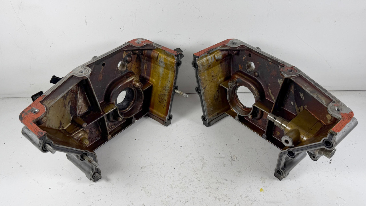 1999-03 BMW e39 540i ENGINE FRONT UPPER TIMING COVERS 1745506