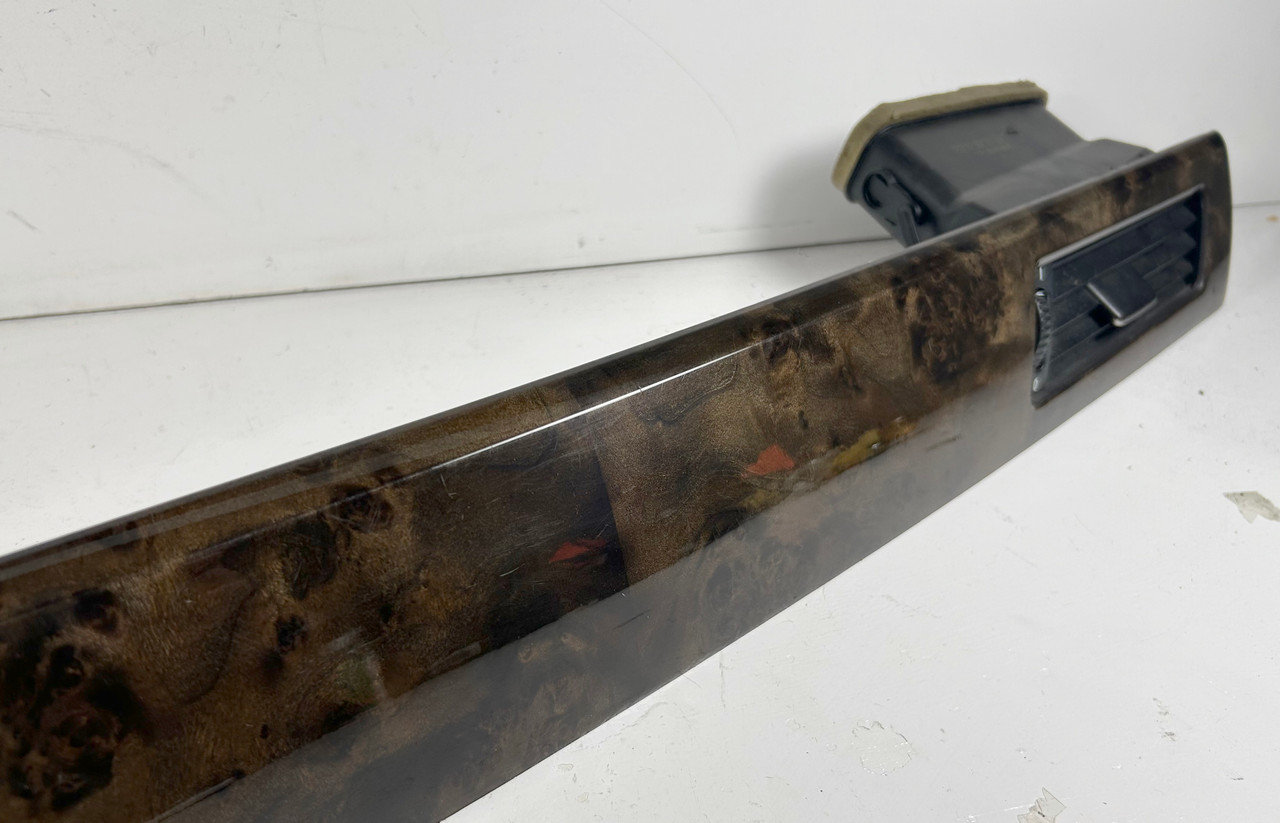 2004-07 BMW E60 530i 525i DASH WOOD TRIM HAZARD LOCK SWITCHES 6951044