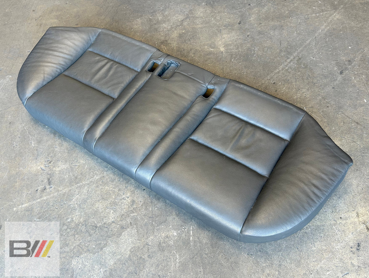2004-10 BMW E60 535i 530i 528i 525i BLACK REAR BOTTOM SEAT