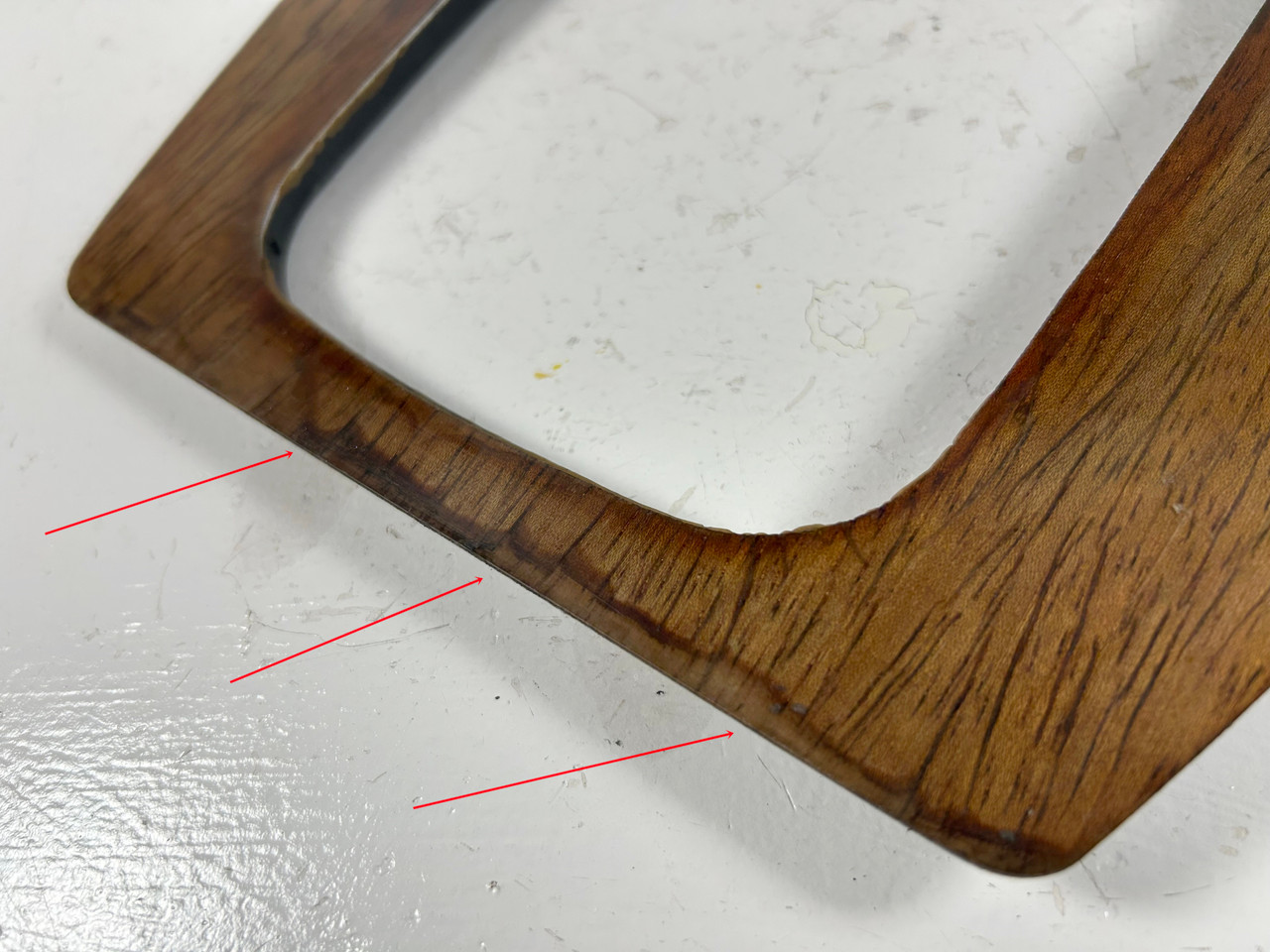 BMW E34 M5 540i 535i 530i CENTER CONSOLE MANUAL WOOD SHIFT PANEL 1938353