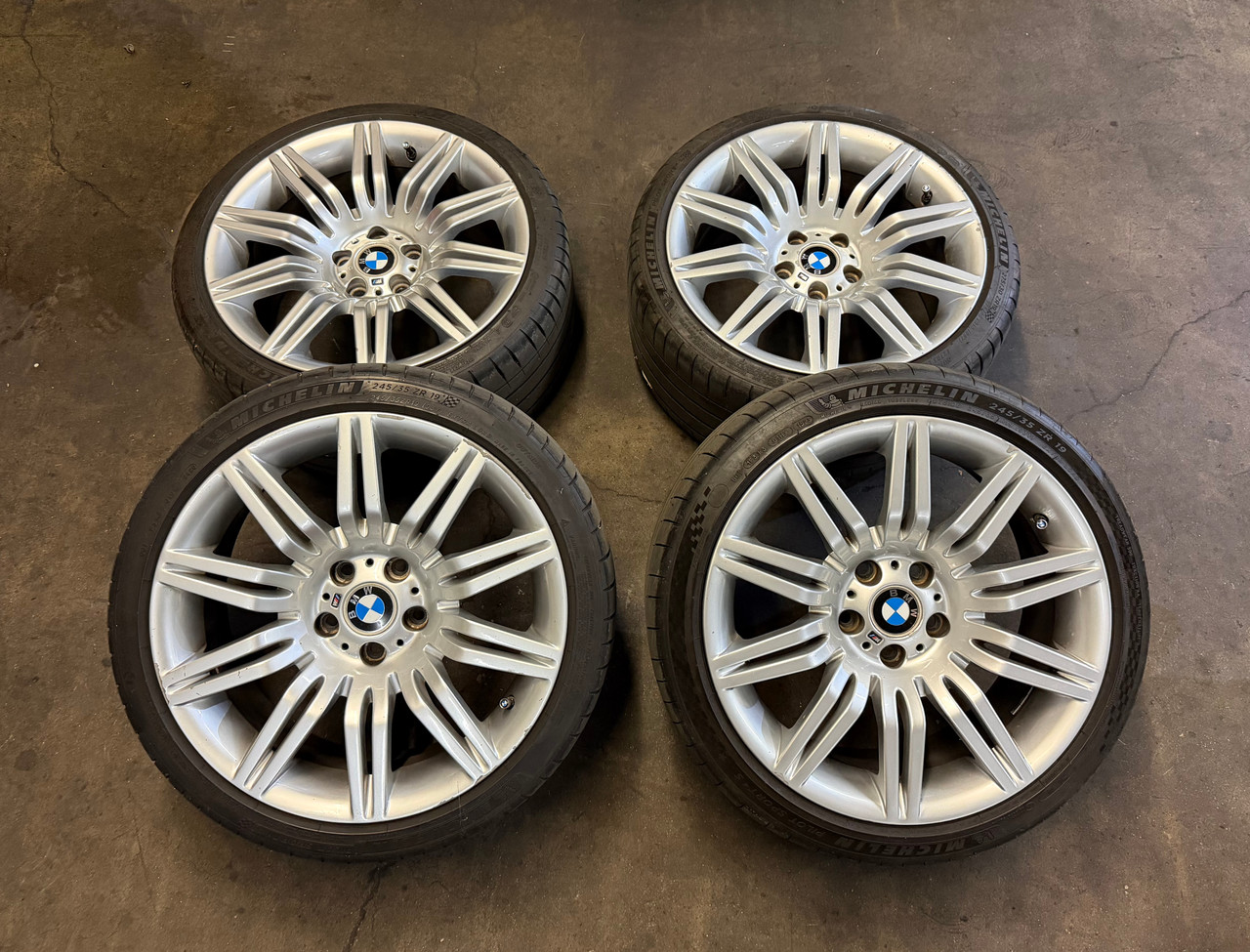 BMW E60 550i 535i 530i 525i 19" MULTI SPOKE WHEELS RIMS 8036948