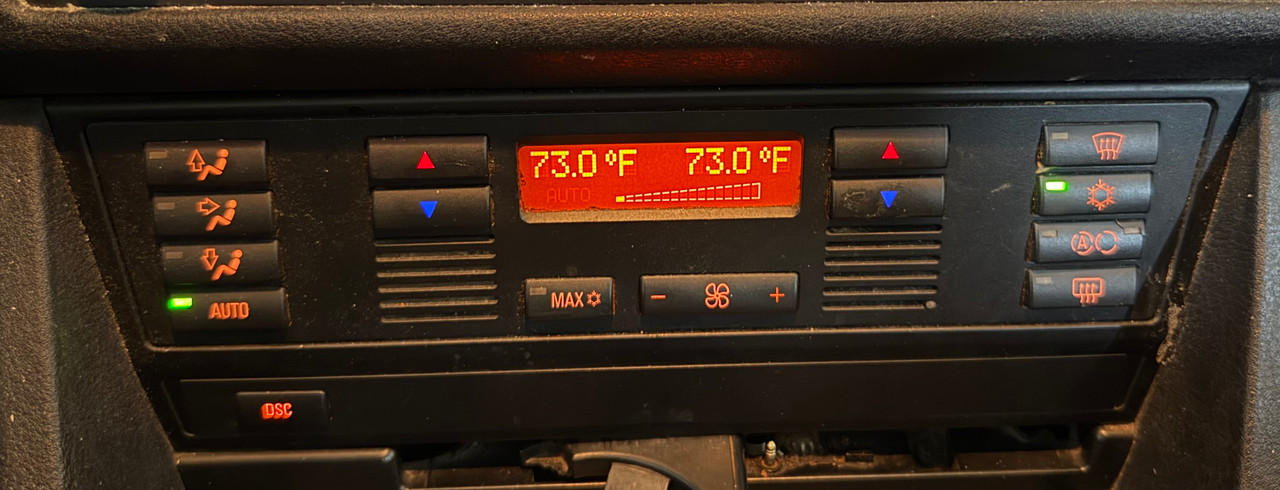 AC Heater Climate Control Module BMW E39 M5 540i 530i 525i 6916641