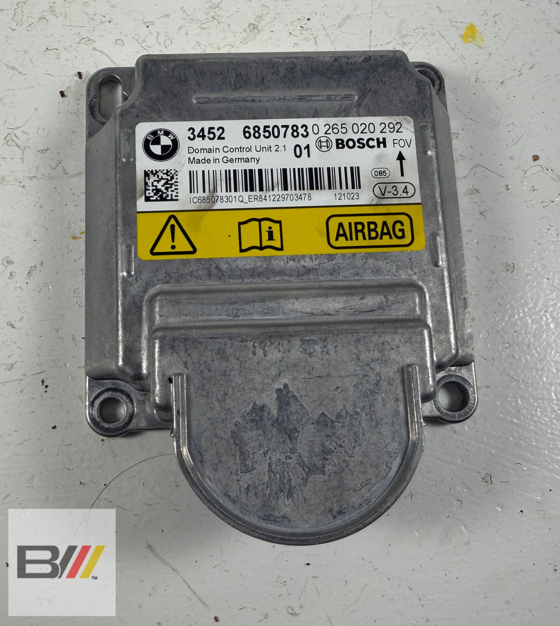 SRS CONTROL MODULE BMW F10 550i 535i 528i