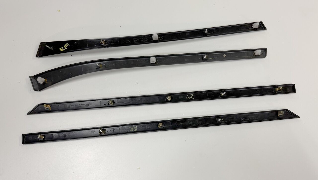 BLACK SAPPHIRE DOOR PANEL TRIM BMW E39 540i 530i 528i 525i