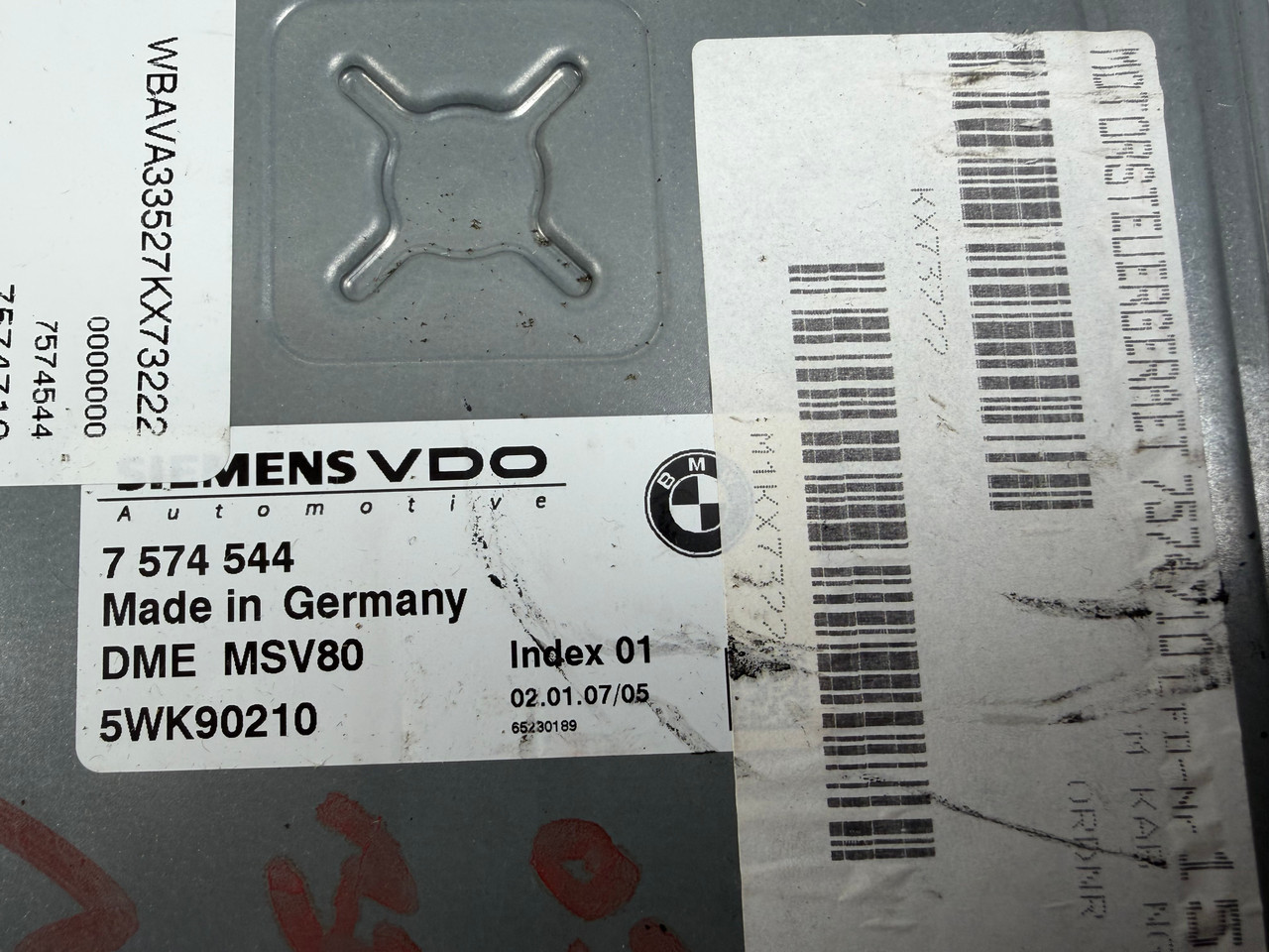 N52 ENGINE CONTROL MODULE DME BMW E90 E92 328i 7574544