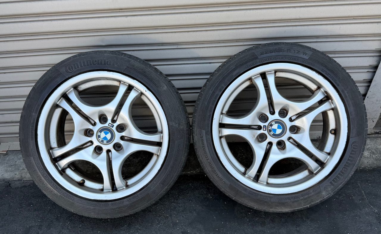 BMW e46 330 325 323 STYLE 68 7.5 x 17 ALLOY WHEELS RIMS 2229180