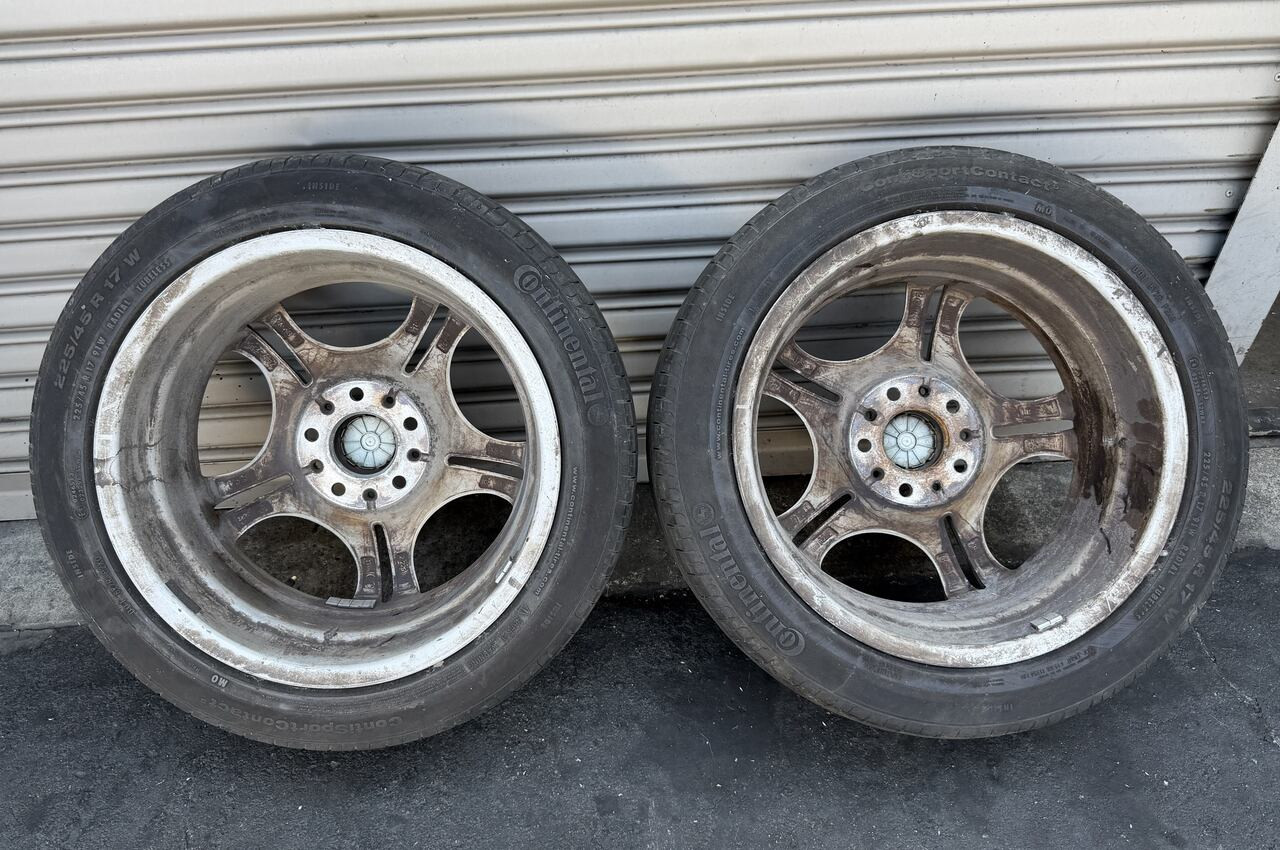 BMW e46 330 325 323 STYLE 68 7.5 x 17 ALLOY WHEELS RIMS 2229180