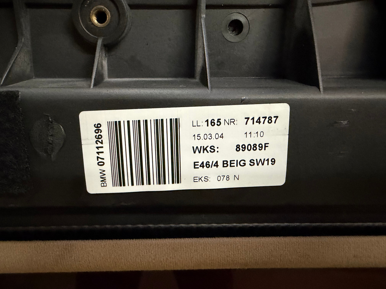 BMW E46 330i 325i ELECTRIC SLIDING SUNROOF FRAME 7134535