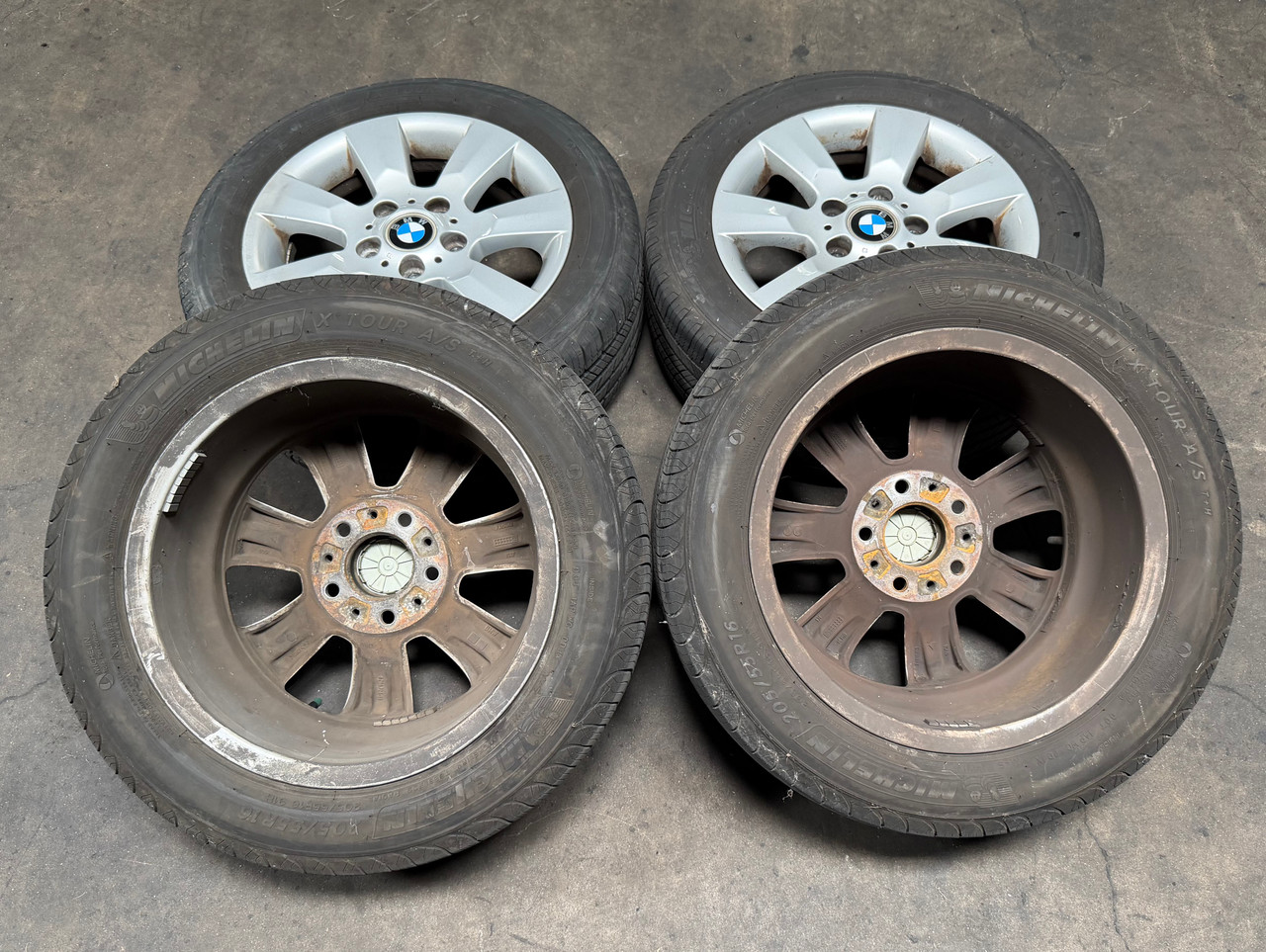 BMW E36 E46 325 323 318 Z3 7 X 16 ALLOY RIMS WHEELS 6766734