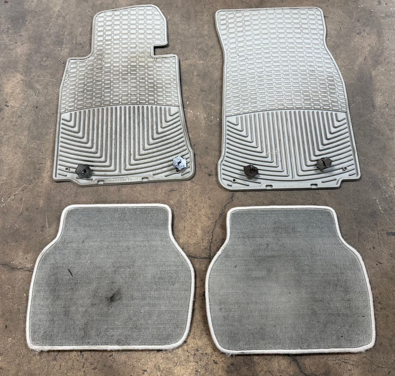 BMW E39 M5 540i 530i 528i 525i GRAY WEATHERTECH FLOOR MATS
