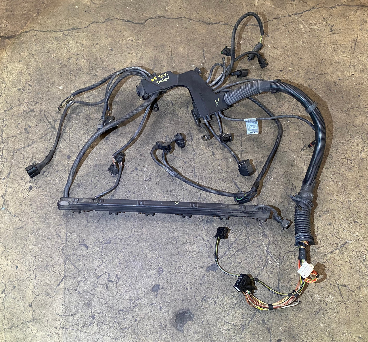 2003-05 BMW E46 M56 325i SULEV ENGINE WIRING HARNESS LOOM 7528595