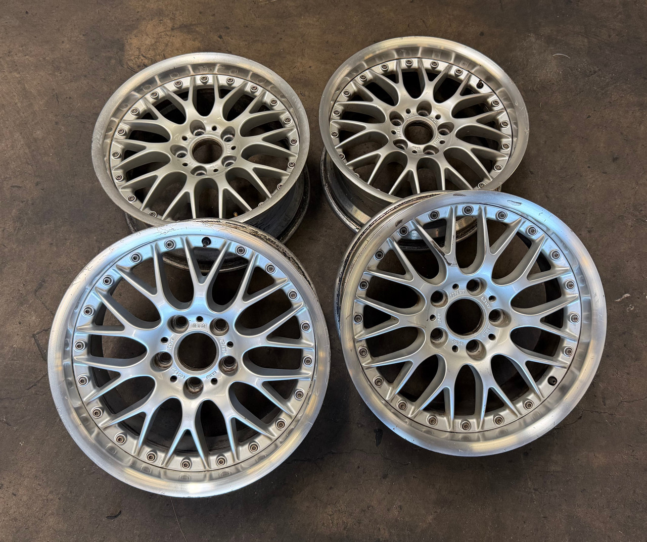 BMW E39 540i 530i 525i 17" 2-PIECE ALLOY RIMS STYLE 42 1094377
