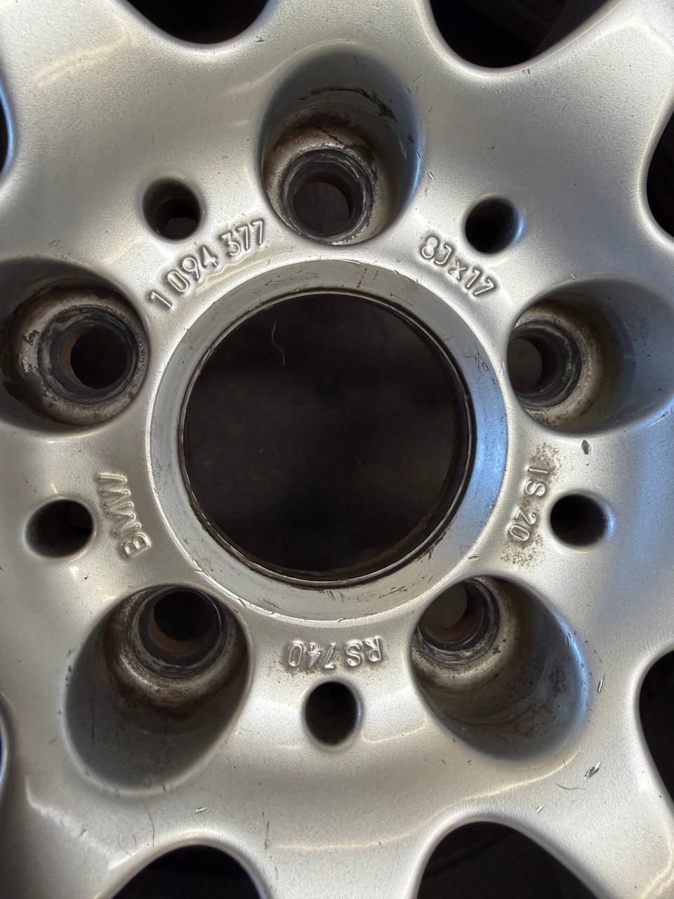 BMW E39 540i 530i 525i 17" 2-PIECE ALLOY RIMS STYLE 42 1094377