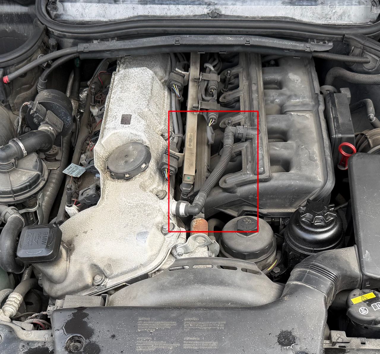 BMW E46 325i INTAKE MANIFOLD CRANKCASE VENT HOSE 7513756