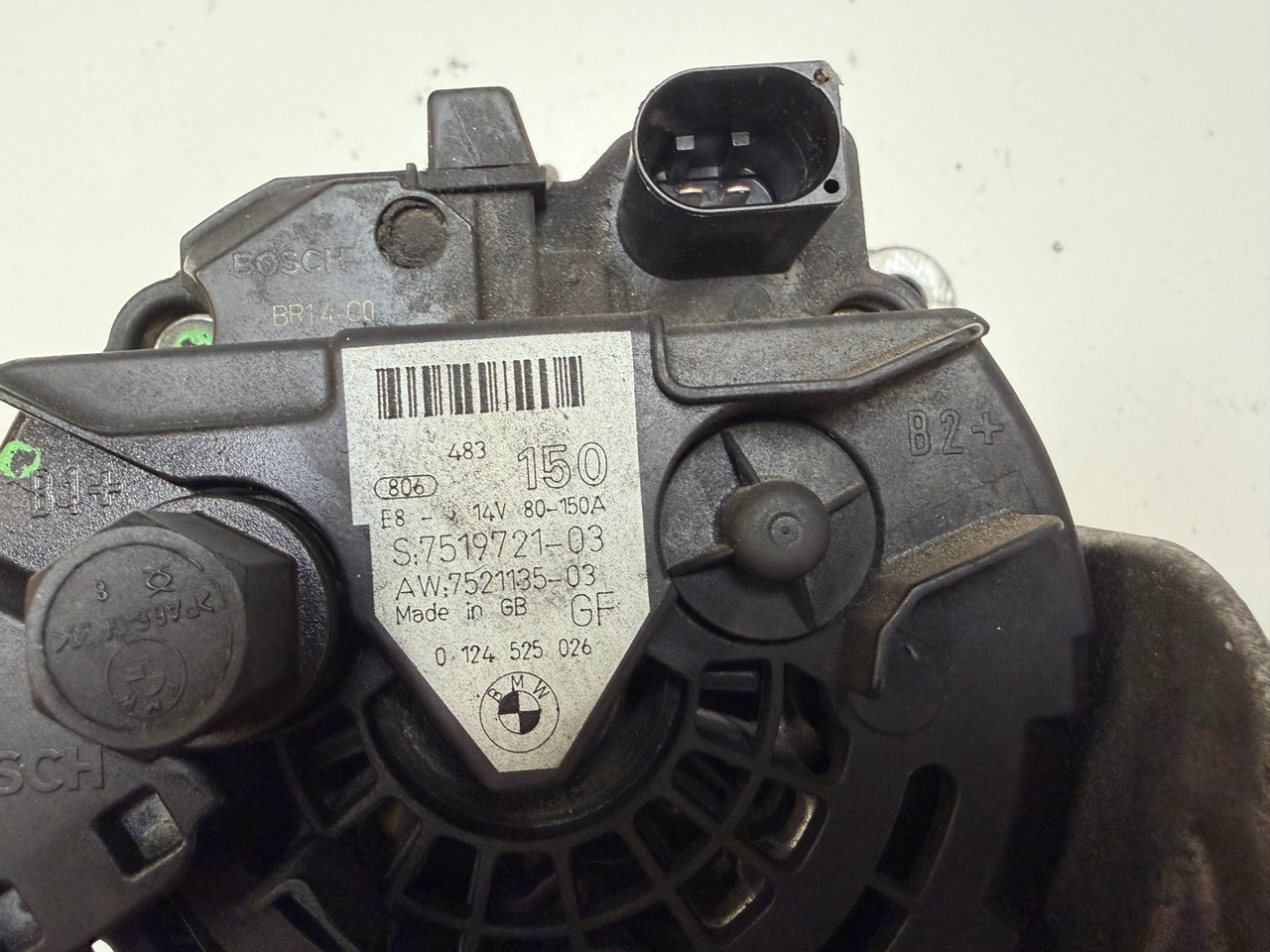 2003-05 BMW E46 330i 325i ALTERNATOR 150 AMP 330ci 325ci 7519721