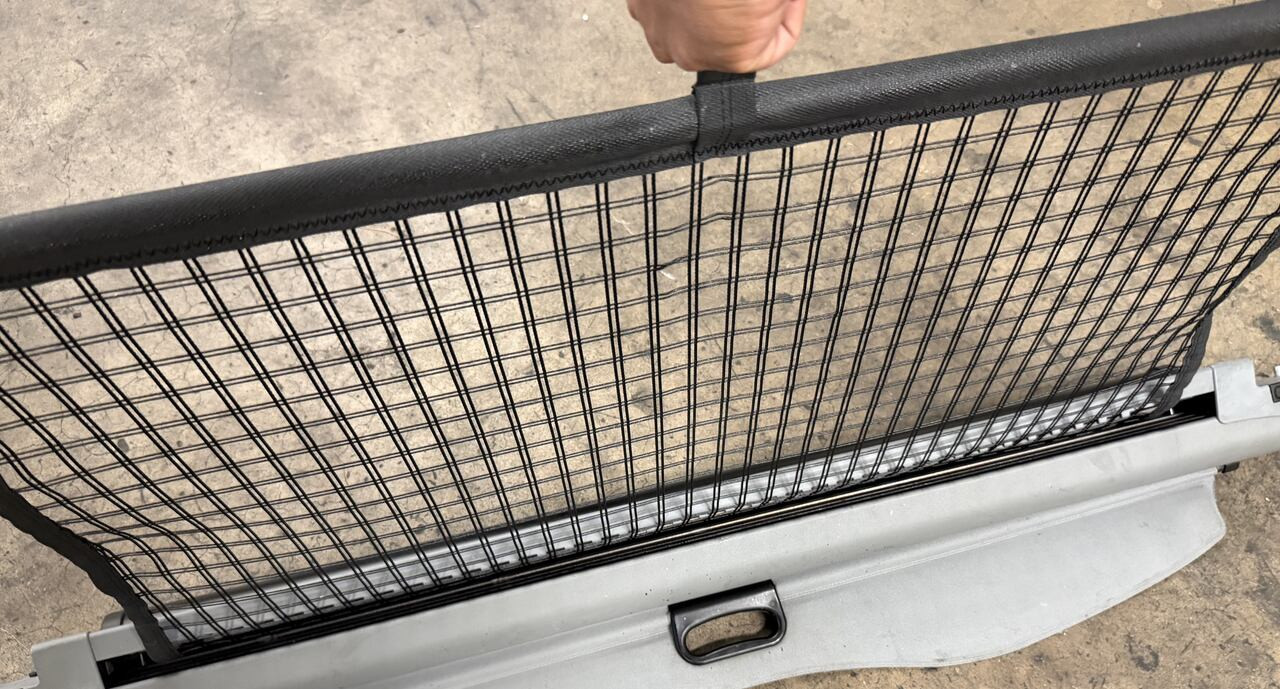 BMW E46 3' TOURING REAR CARGO COVER NET GRAY WAGON 330i 325i 323i 7027396